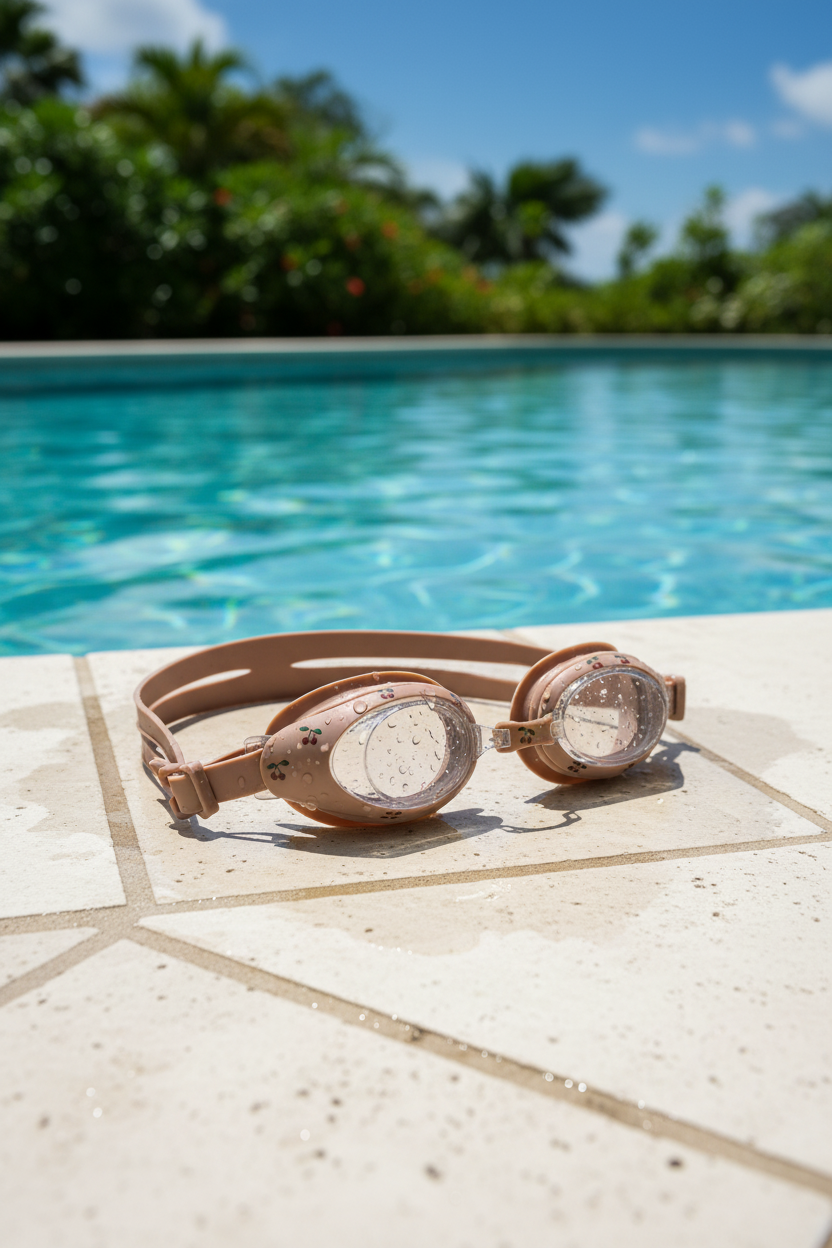 Marley Swim Googles - Cherry