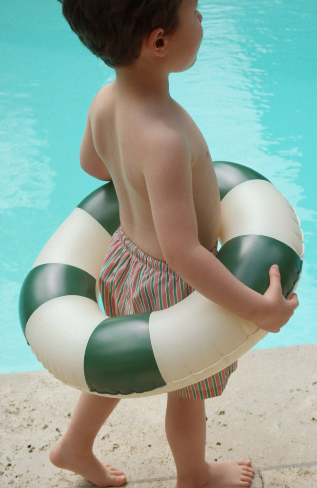 Asnou Swim Shorts - Blush Stripe