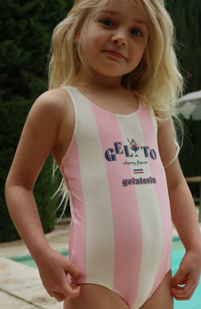 Pomia Swimsuit - Candy Rose Stripe