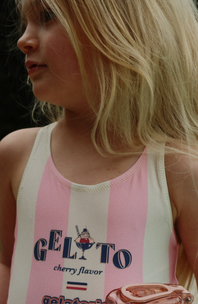 Pomia Swimsuit - Candy Rose Stripe