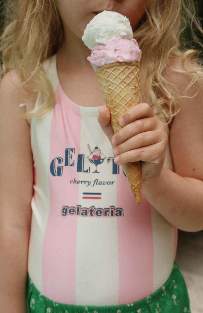 Pomia Swimsuit - Candy Rose Stripe