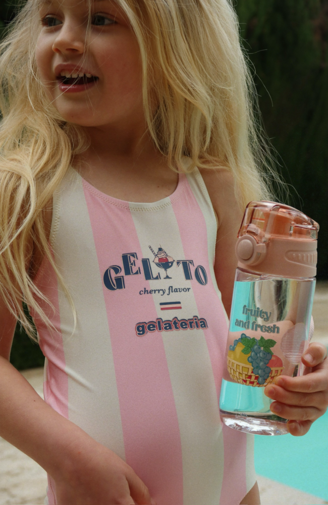 Pomia Swimsuit - Candy Rose Stripe