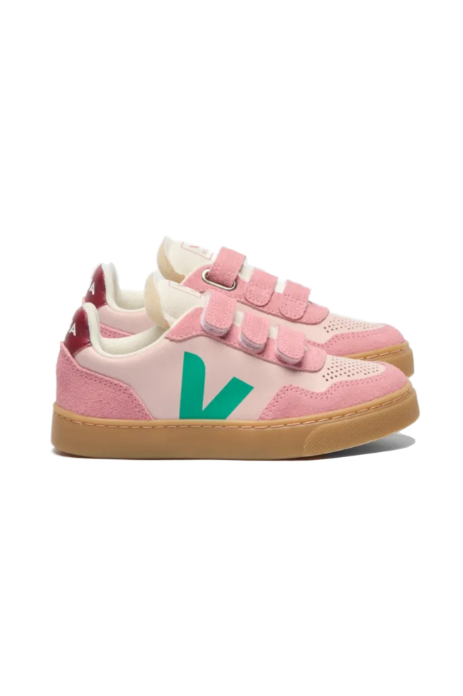 V90 Leather Sneakers - Petale / Mary / Natural