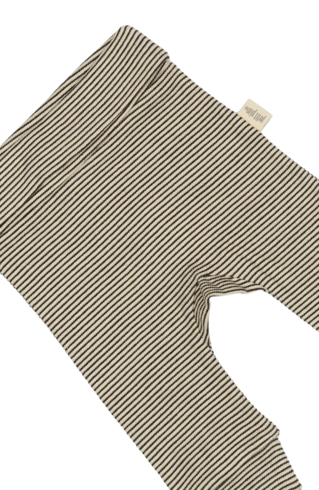 Dian Newborn Leggings - Coffee Bean/Dark Off White