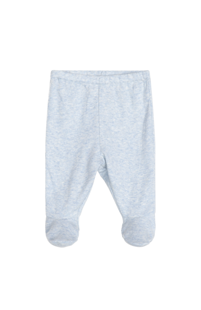 Newborn Pants w. Feet - Mist