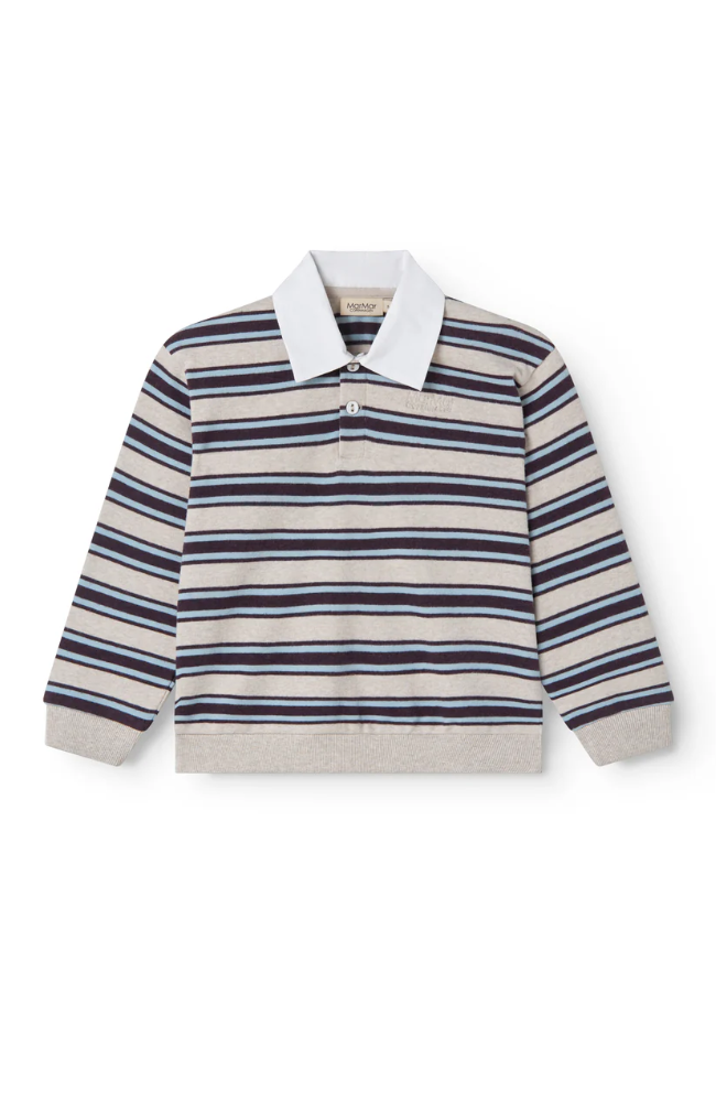 Thanos Polo Shirt - College Stripe