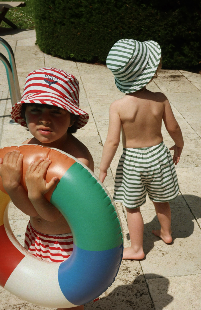 Asnou Bucket Hat - Stripe Verti