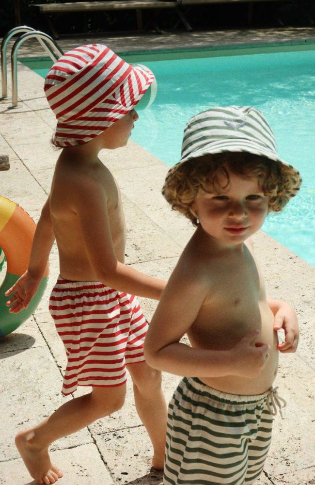 Asnou Swim Shorts - Stripe Verti