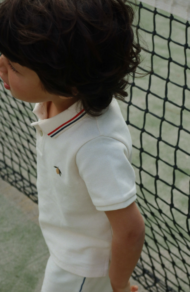 Florian Polo Shirt - Antique White