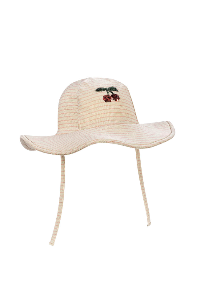 Jade Swim Hat - Rose Stripe