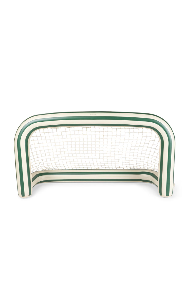 Inflatable Goal w/ Ball - Green Stripe