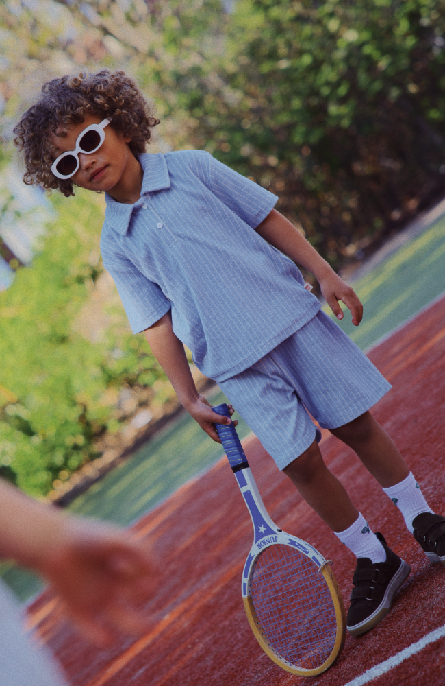 Nohr Shorts - Bright Blue Stripe