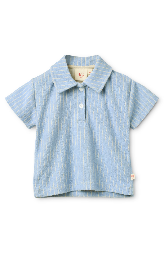 Nohr Shirt - Bright Blue Stripe
