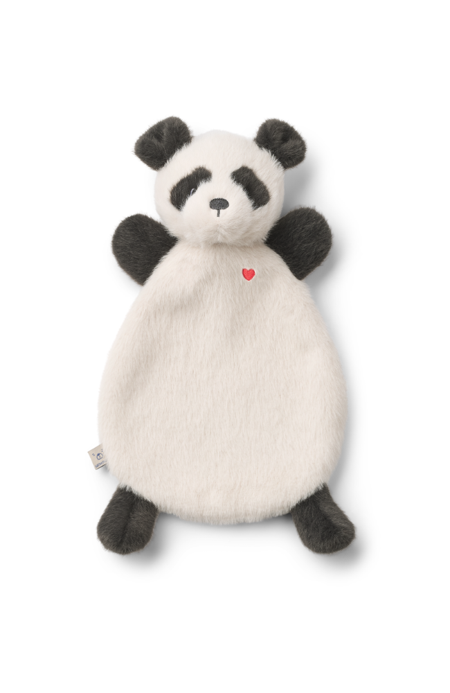 Roy Panda Cuddle Cloth - Sandy/Dark Grey