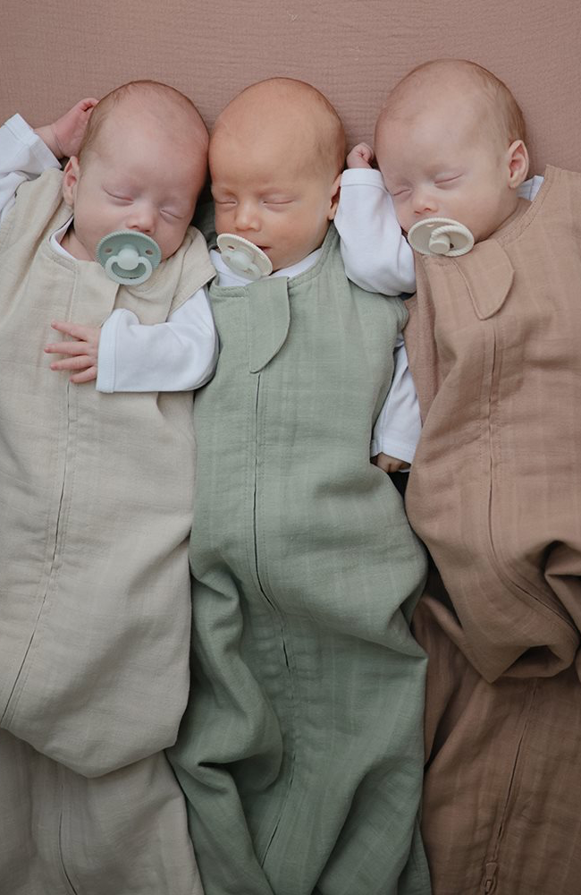 Mushie Muslin Sleep Bag - Natural