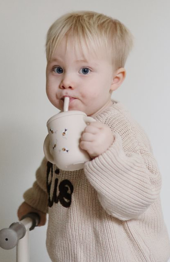 Mushie Silicone Feeding Toddler Set - Bees