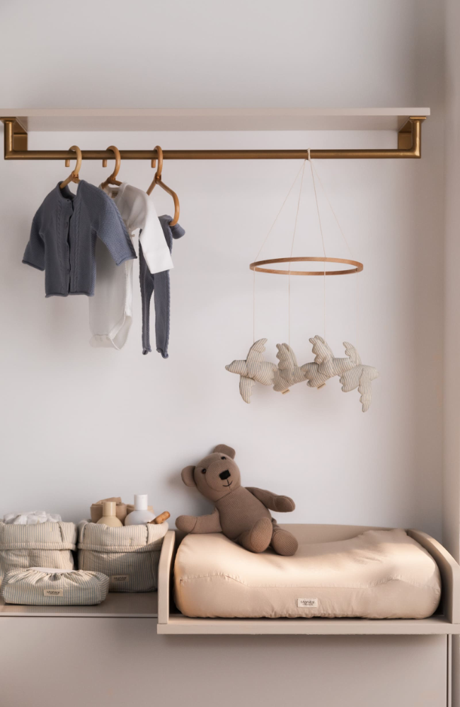 Changing Cushion Cover - Beige Rose