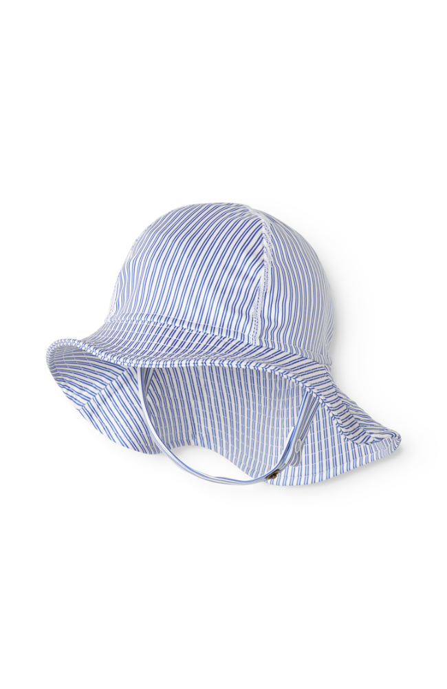 Alba Bathing Hat - Bolich Blue Stripe