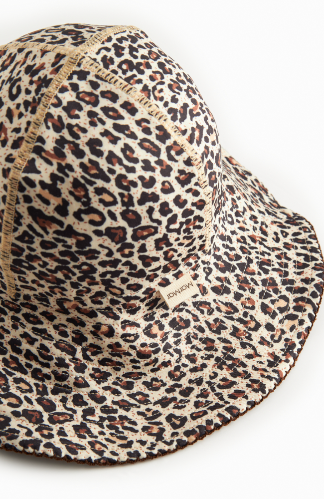 Alba Bathing Hat - Brown Leo