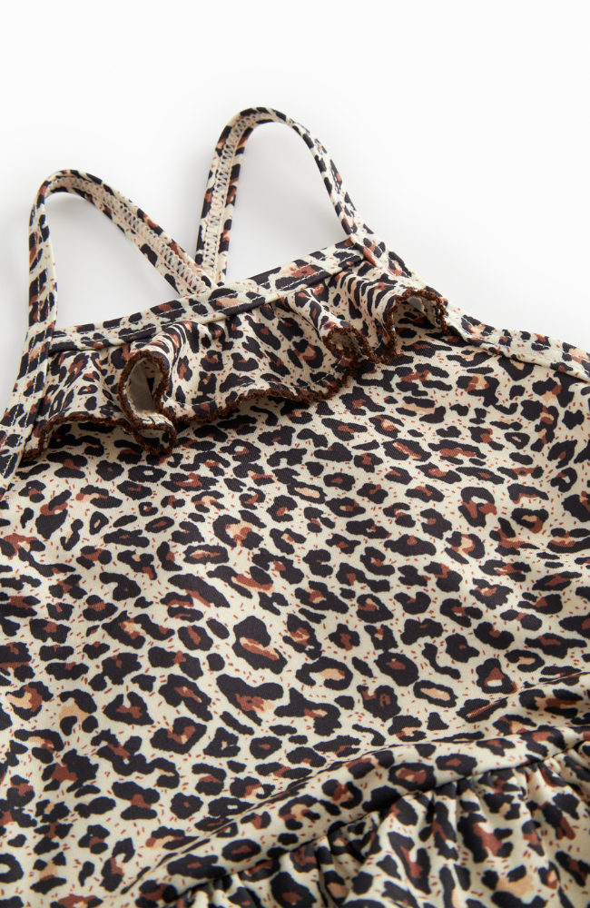 Swinnie Swimsuit - Brown Leo