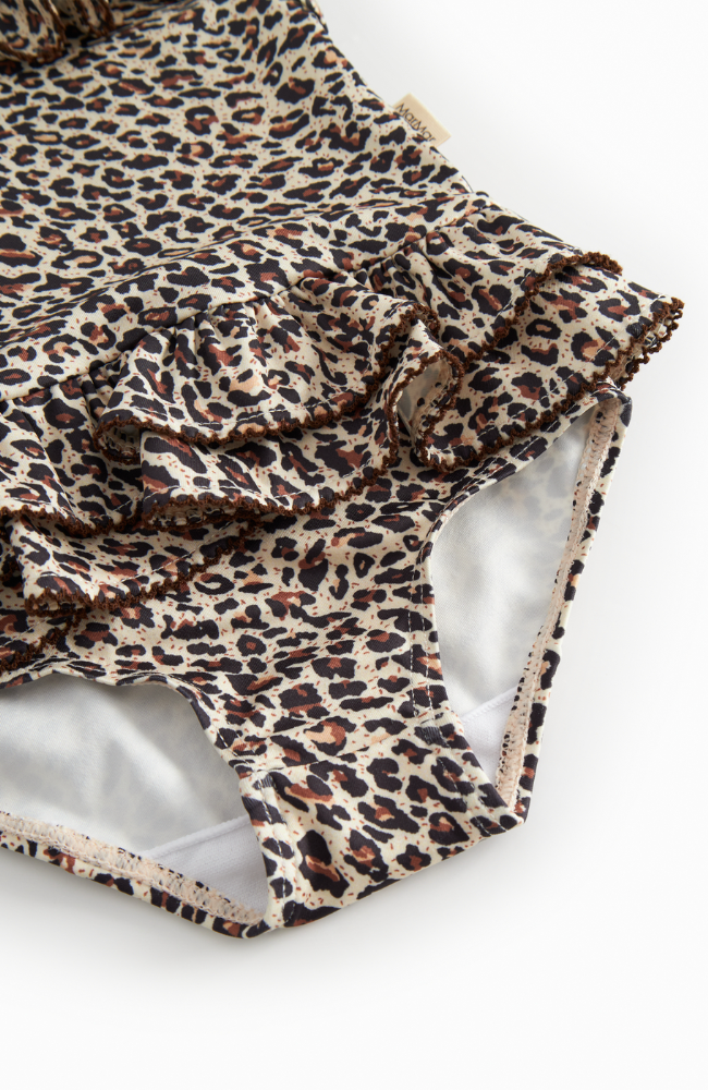 Swinnie Swimsuit - Brown Leo