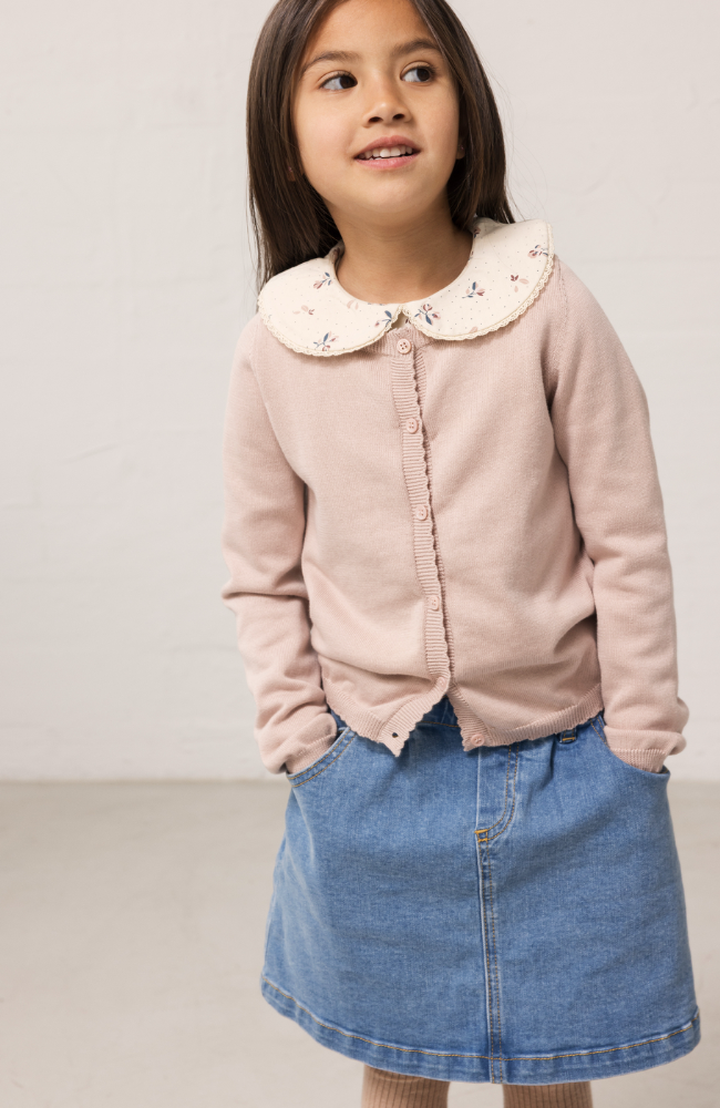 Tilda Knit Cardigan - Cream Taupe