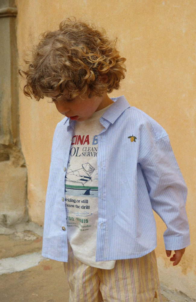 Wes Shirt - Blue Stripe