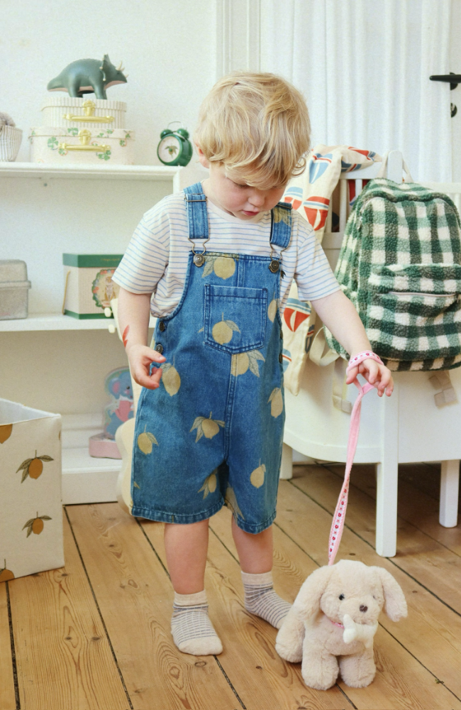 Magot Overalls - Lemon Denim