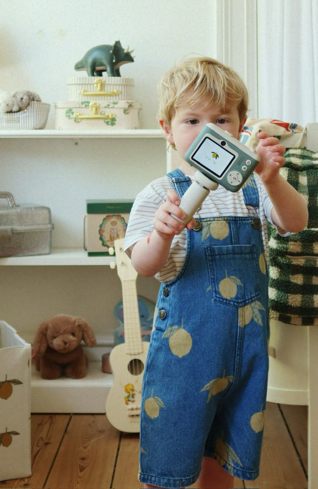 Magot Overalls - Lemon Denim