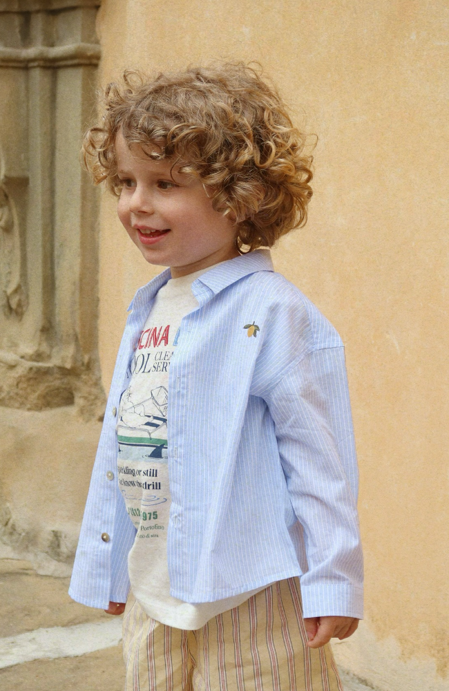 Wes Shirt - Blue Stripe