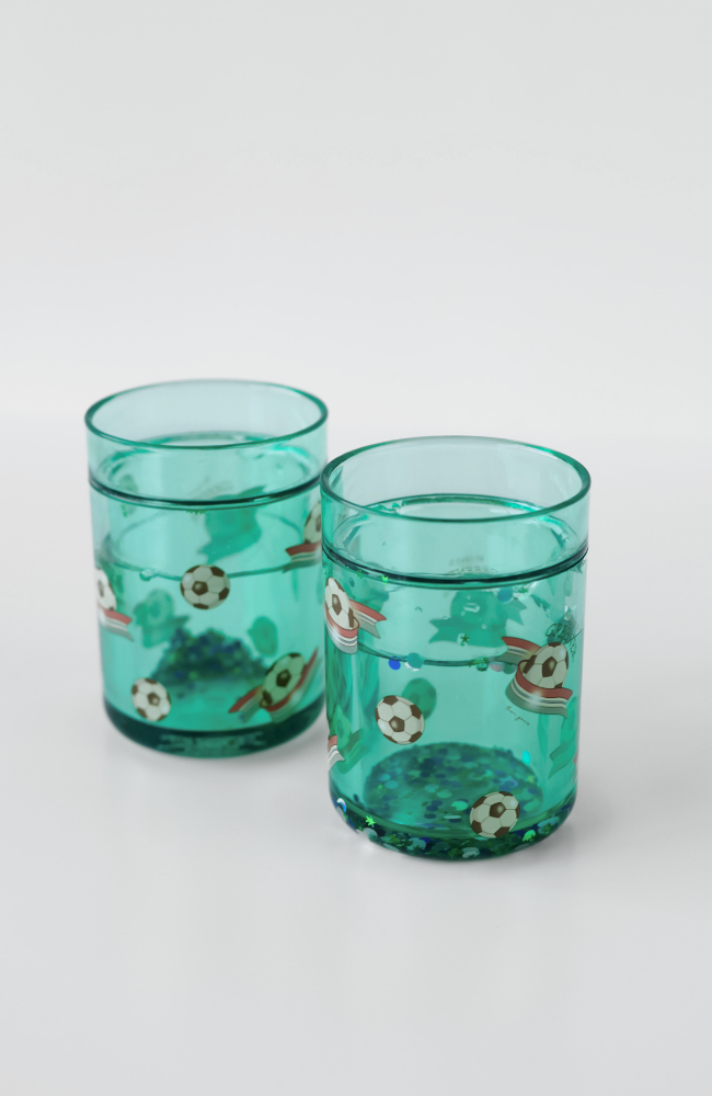 2-pack glittermugg - Kick it