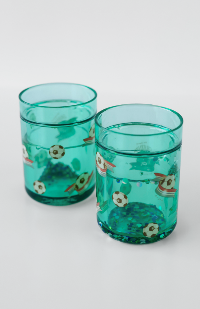 2-pack glittermugg - Kick it