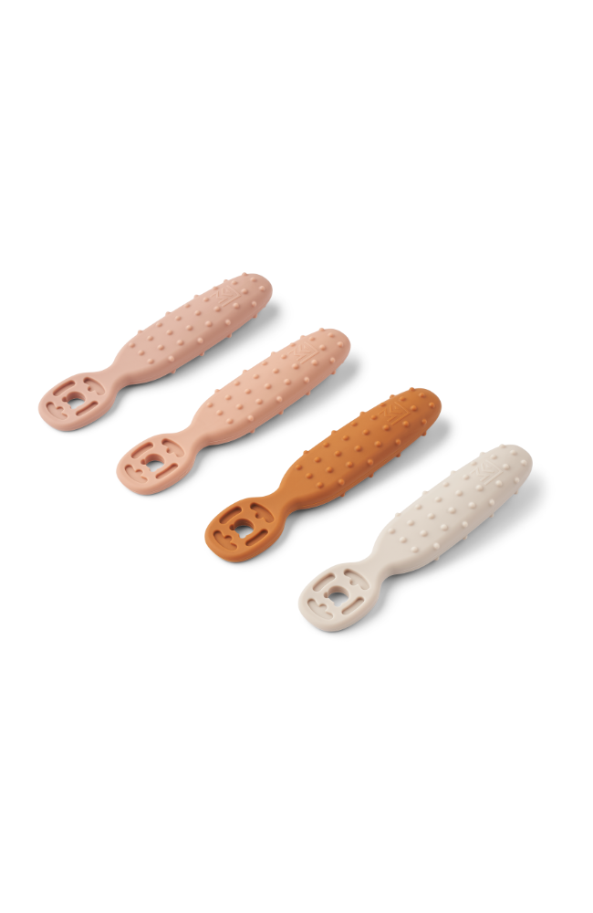 Caelia Baby Learning Spoon 4pk - Pale Tuscany Multi Mix