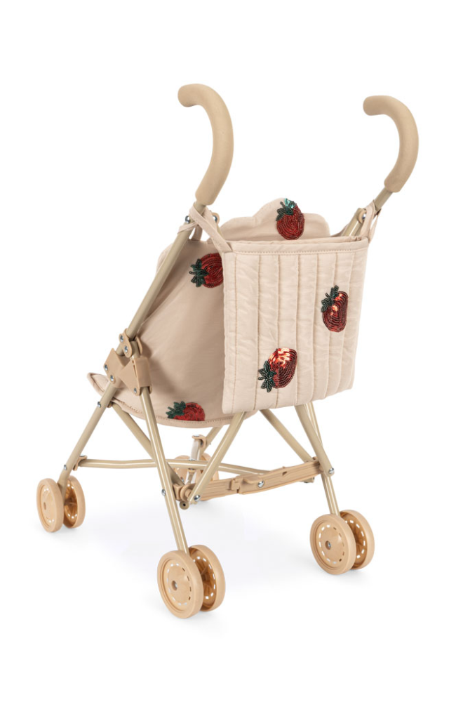 Tulle Doll Stroller - Strawberry