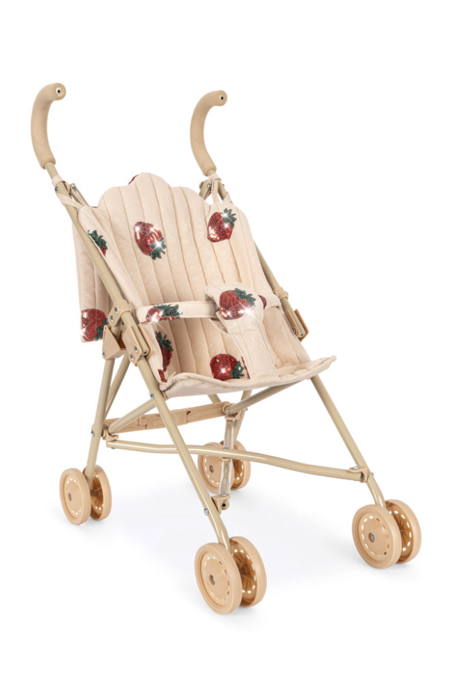 Tulle Doll Stroller - Strawberry