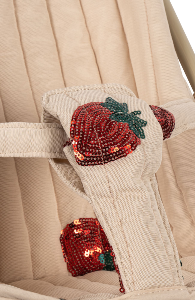 Tulle Doll Stroller - Strawberry