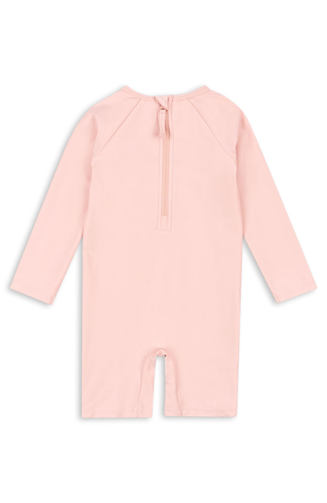 Kitty LS Onesie - Powder Pink