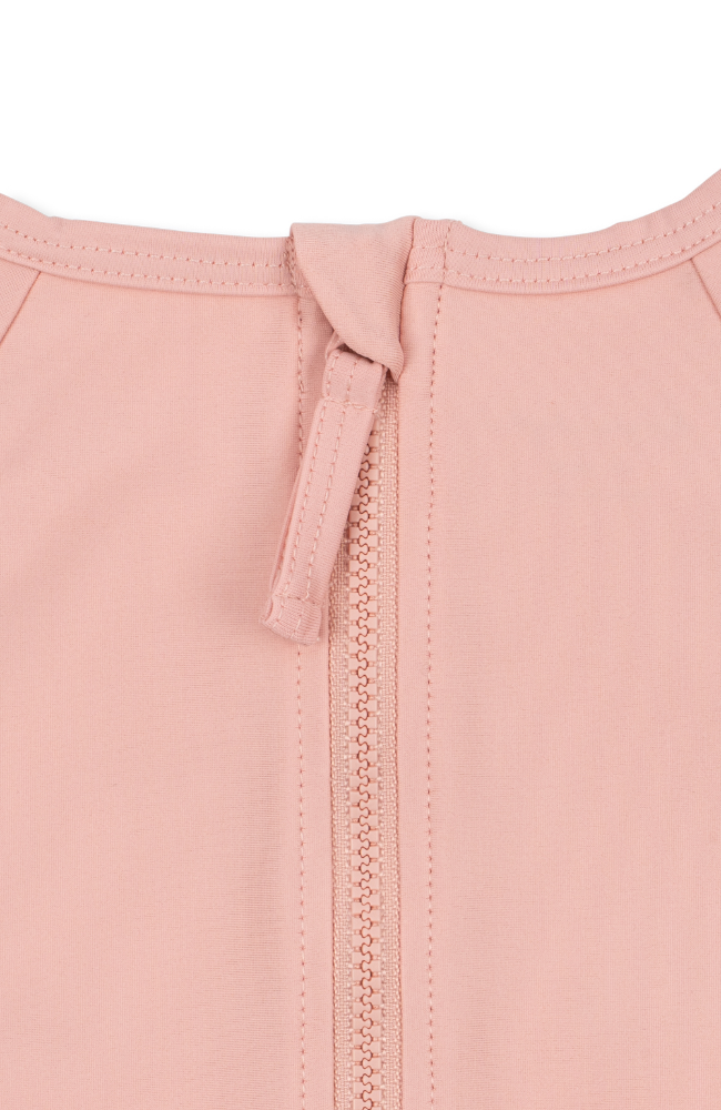 Kitty LS Onesie - Powder Pink