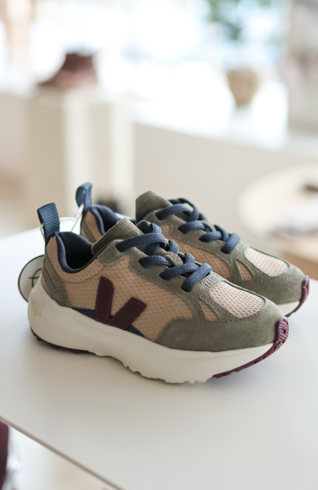 Bonpoint x Veja Canary Fabric Sneakers - Sahara Amarante