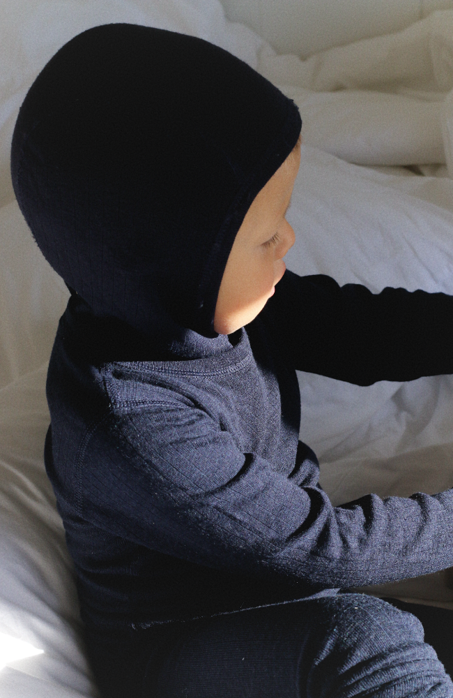 Ullar Lambhúshetta þunn - Navy