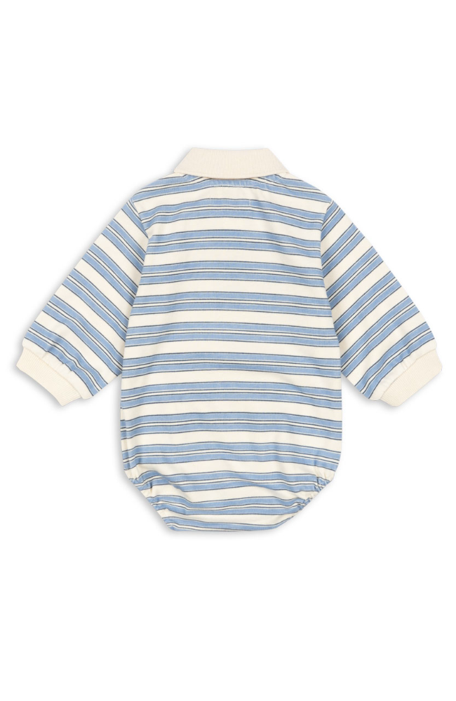 Spotty Romper - Stripe Ciel