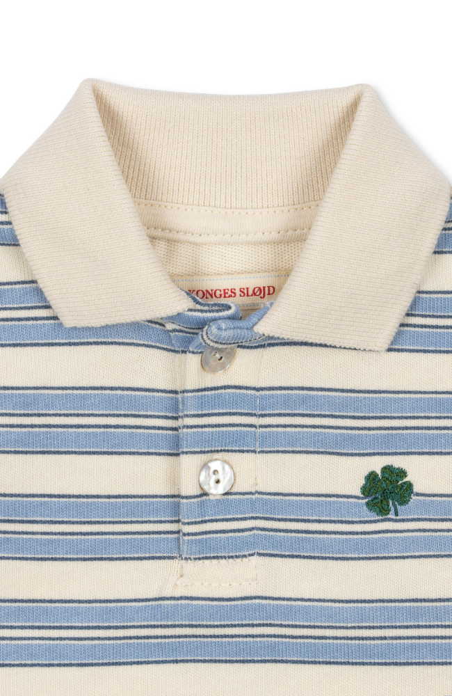 Spotty Romper - Stripe Ciel