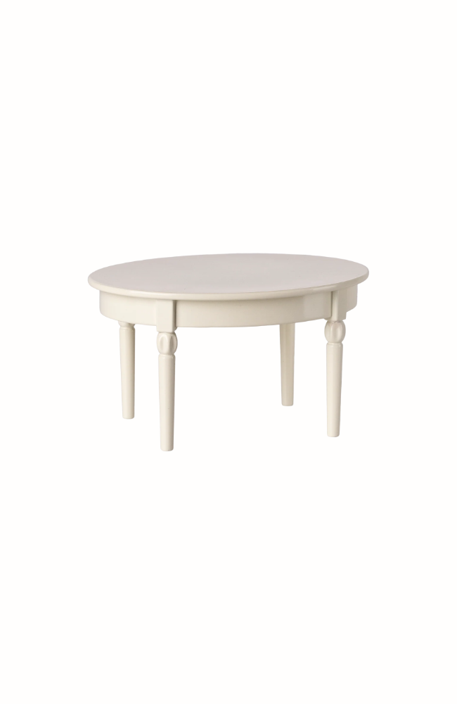 Vintage Dining Table, Mouse - Off White