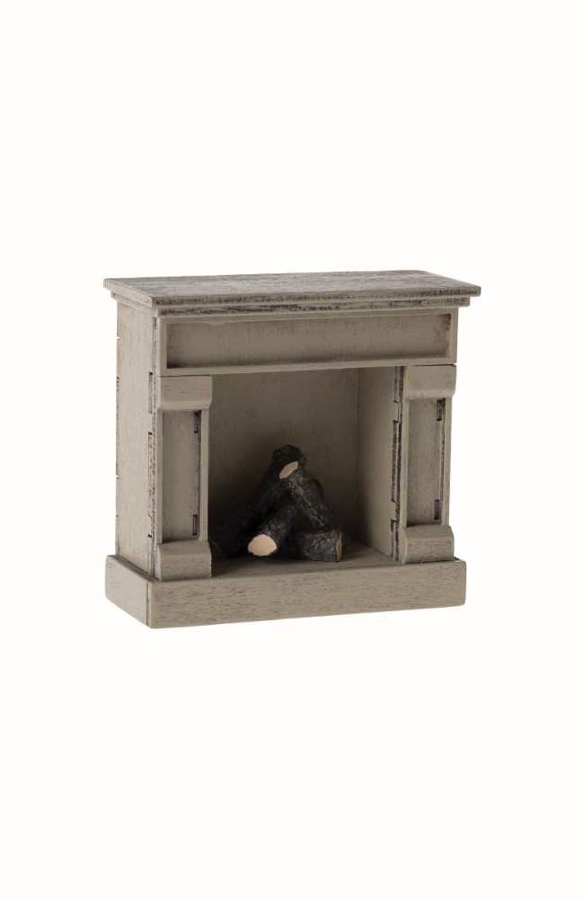 Öppen spis, mus - Off White