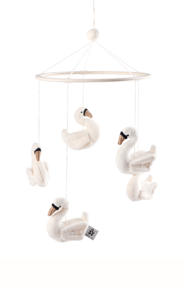 Baby Mobile - Swans