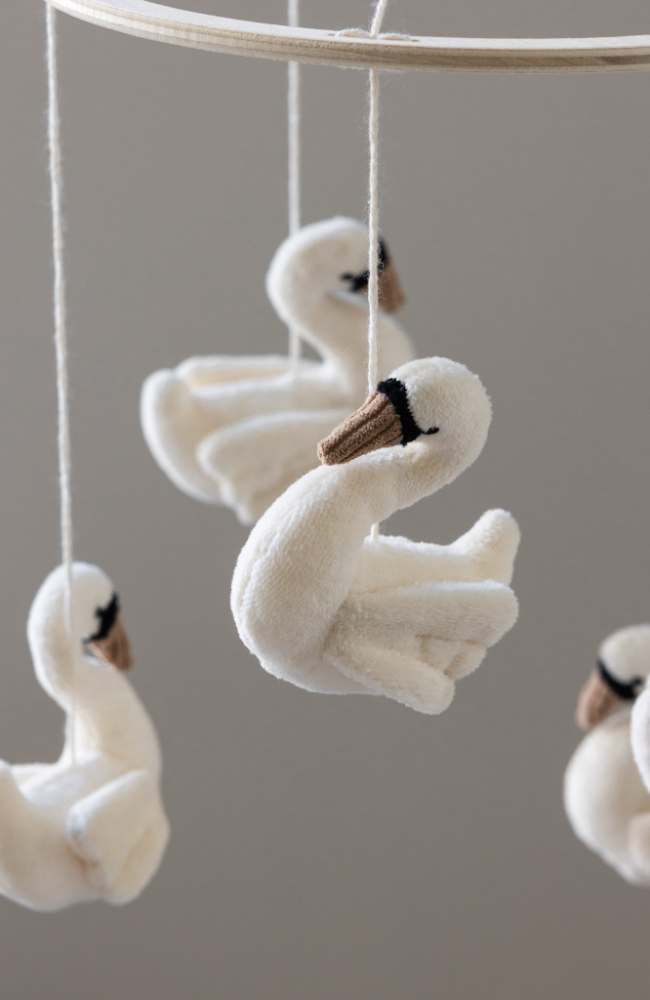 Baby Mobile - Swans