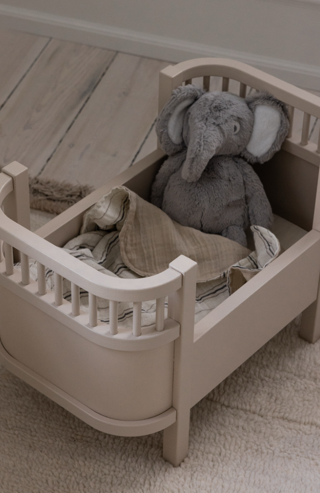 Doll’s Bed with mattress - Birchbark Rose