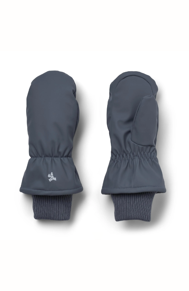 Winter Rain Mittens Stormy - Greyblue