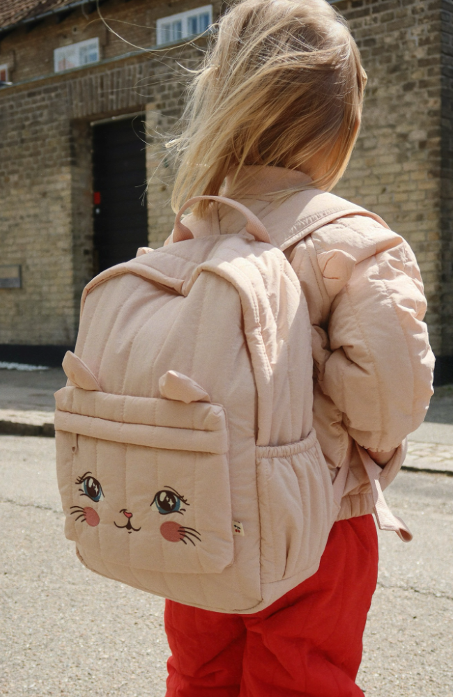 Juno Kitty Bomber Jacket - Cameo Rose