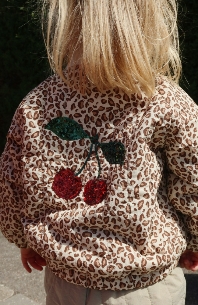 Juno Sequin Bomber Jacket - Leo